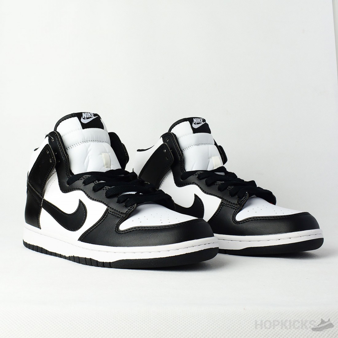 sb dunk high black white